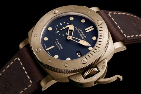 panerai luminor submersible 1950 bronzo replica|officine panerai luminor submersible.